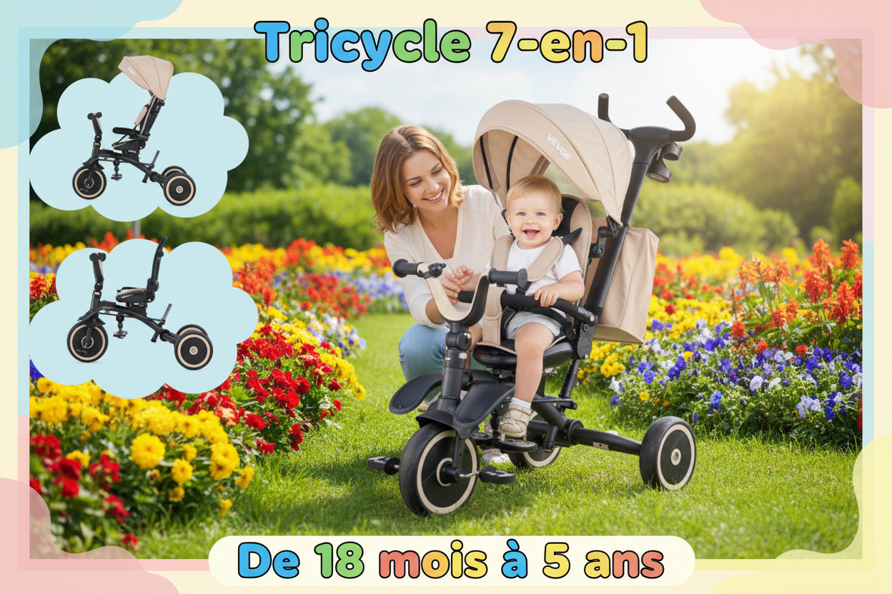 Tricycle 7-en-1 Bannière