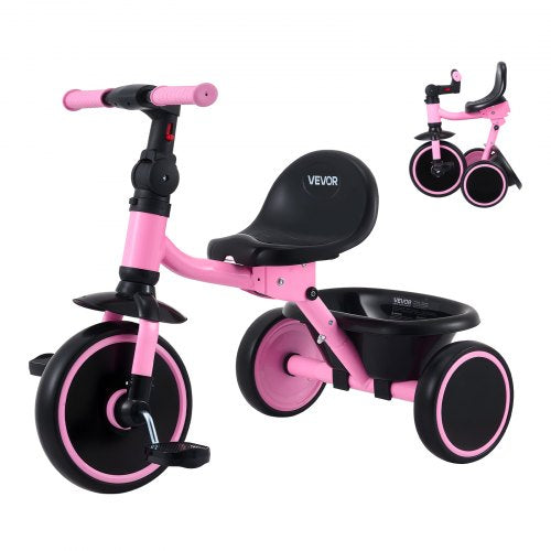 Tricycle Pliable pour Enfants 2-5 Ans – Siège Réglable 3 Positions