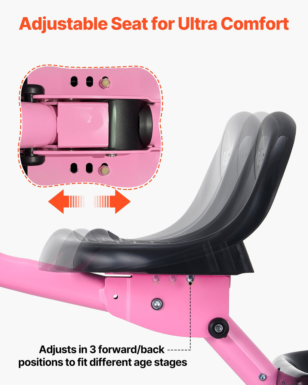 Tricycle Pliable pour Enfants 2-5 Ans – Siège Réglable 3 Positions