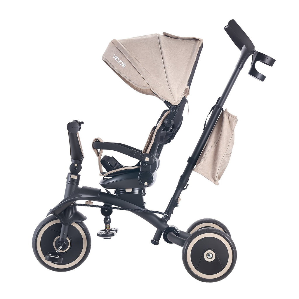 Tricycle Poussette 7-en-1 pour Enfants de 18 Mois à 5 Ans