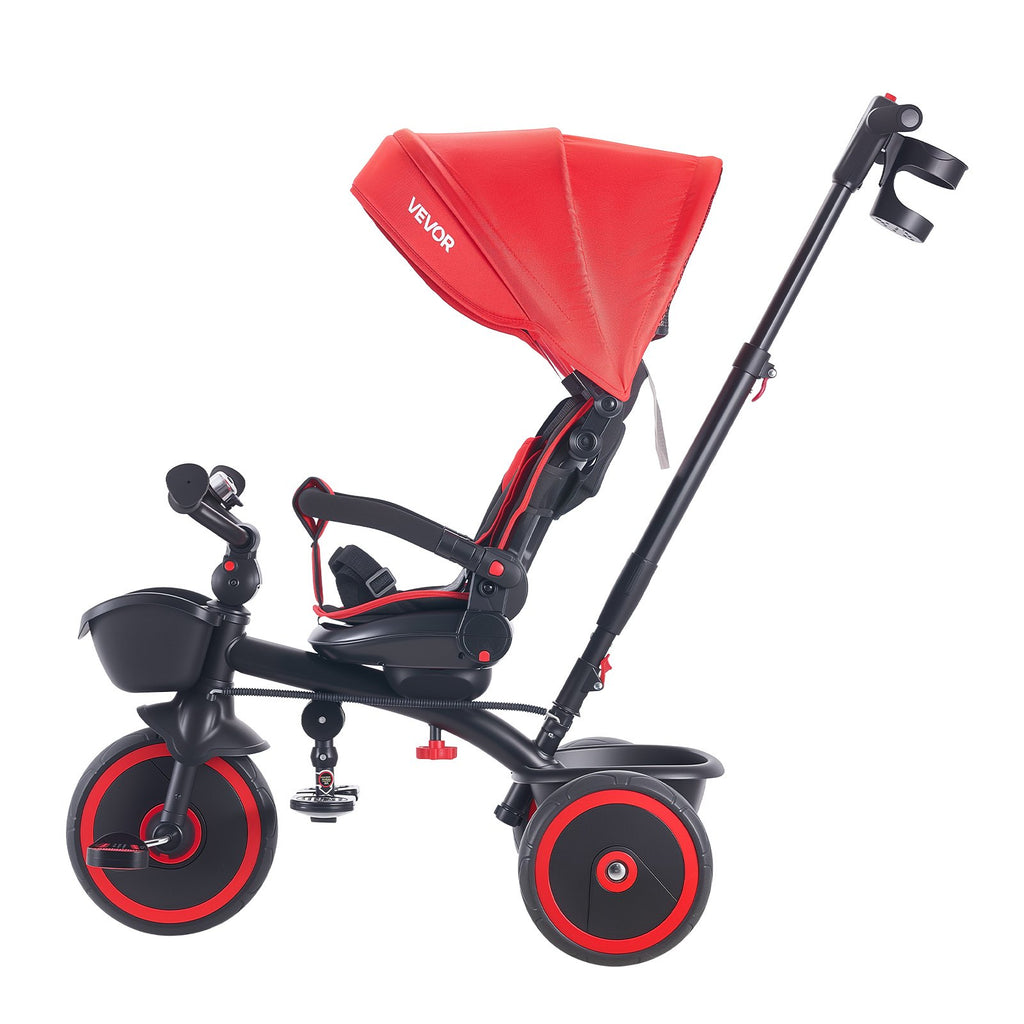 Tricycle Poussette 6-en-1 pour Enfants de 1 à 5 Ans – Sécurité Double
