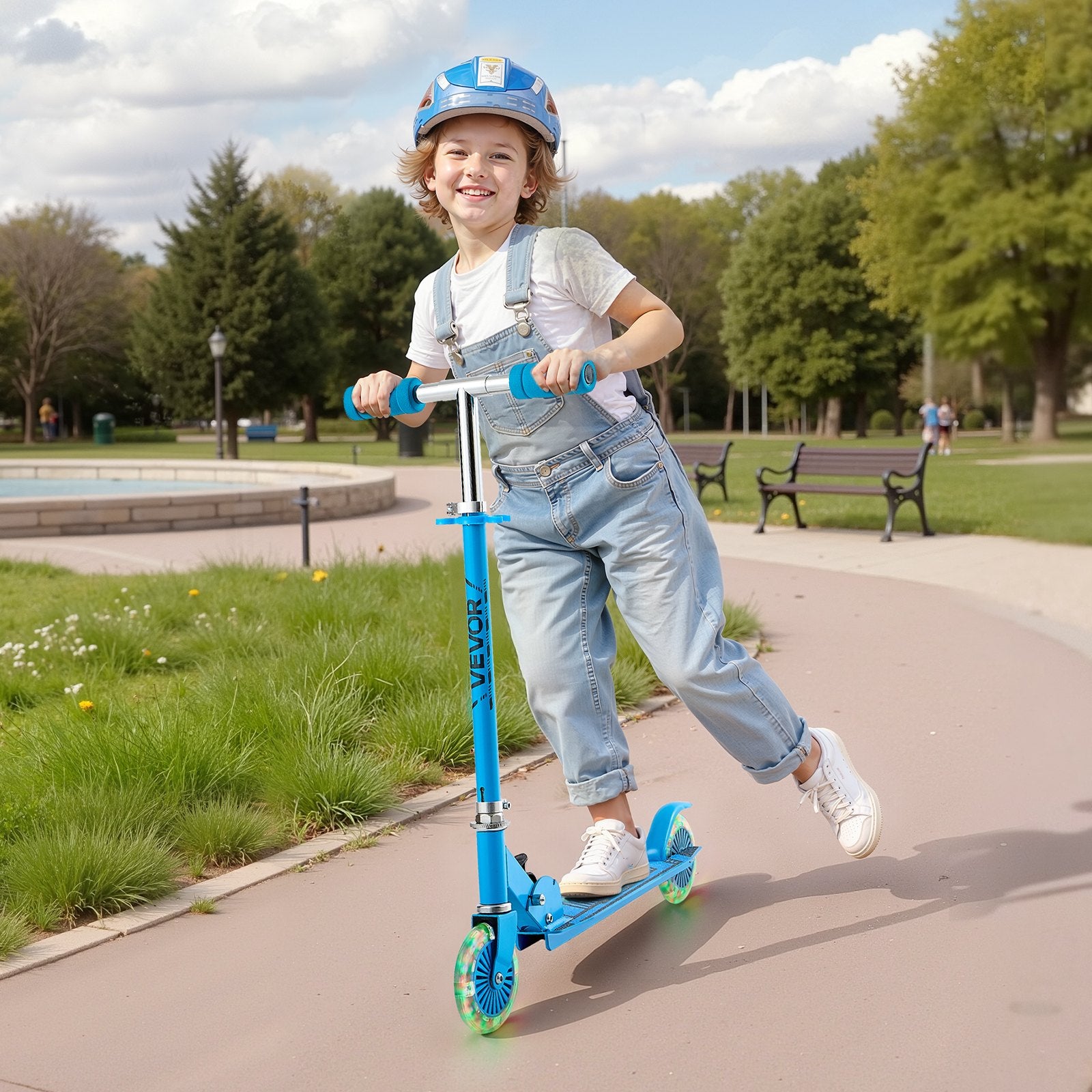 Trottinette Lumineuse pour Enfants dès 3 ans – 2 Roues avec LED