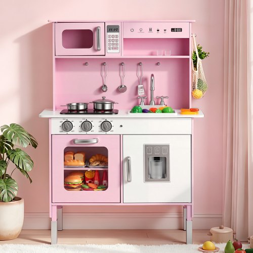 Cuisine Jouet en Bois pour Enfants – Lumières & Sons Réalistes