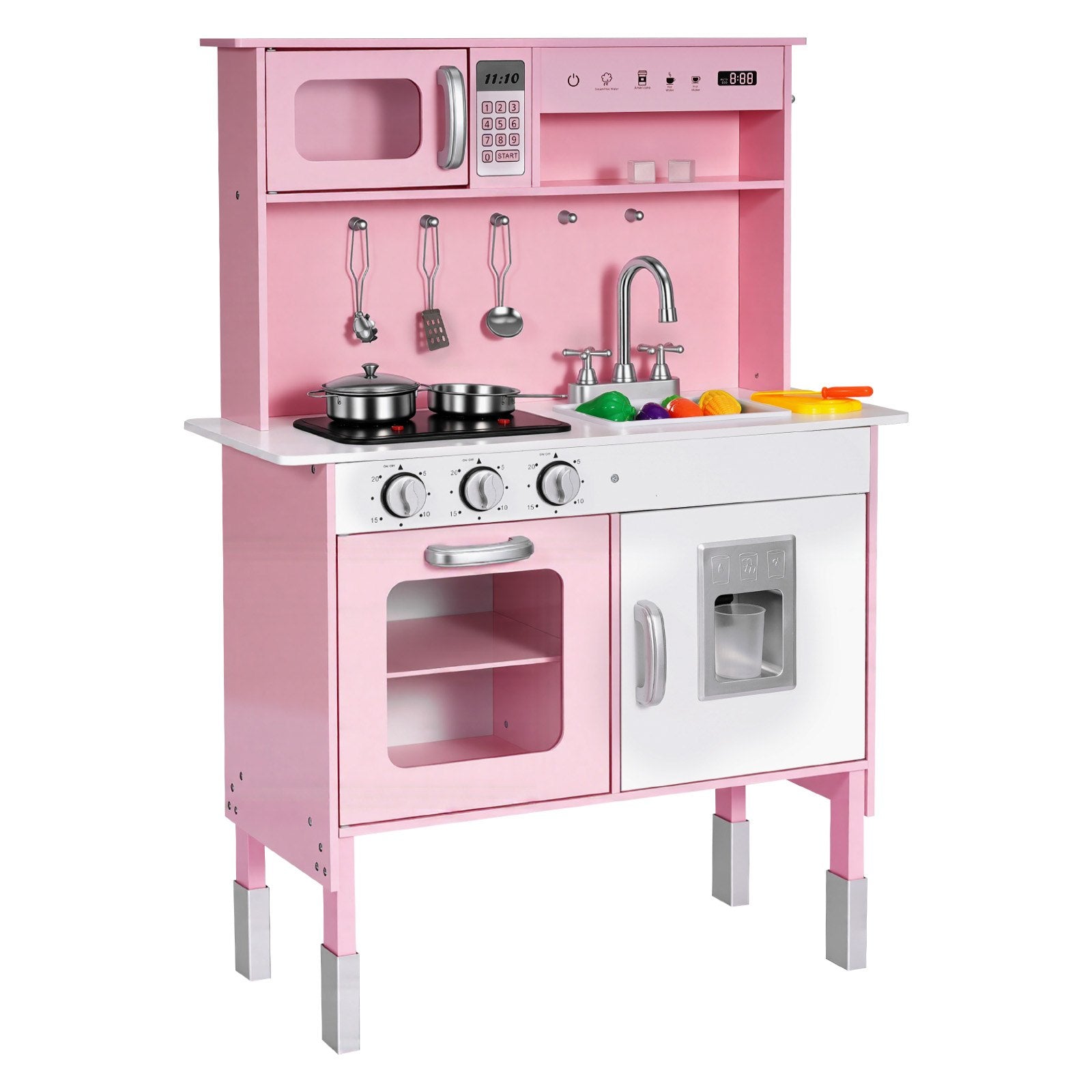 Cuisine Jouet en Bois pour Enfants – Lumières & Sons Réalistes