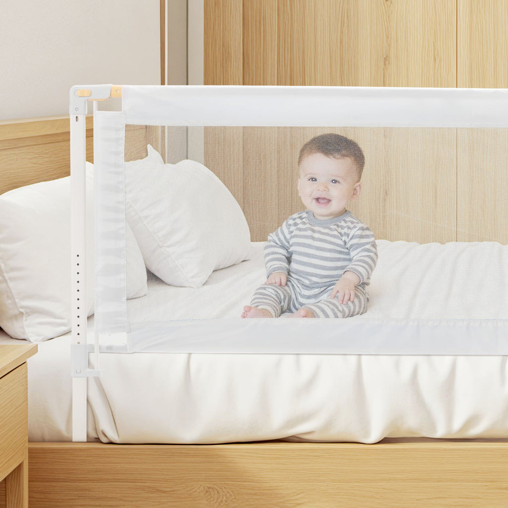 Barrière de Lit pour Enfants – Sécurité Renforcée avec Tube en Fer